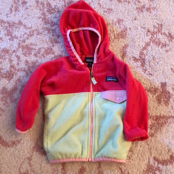 Patagonia Other - Patagonia Fleece Sz 6-12 month Watermelon 🍉 Color